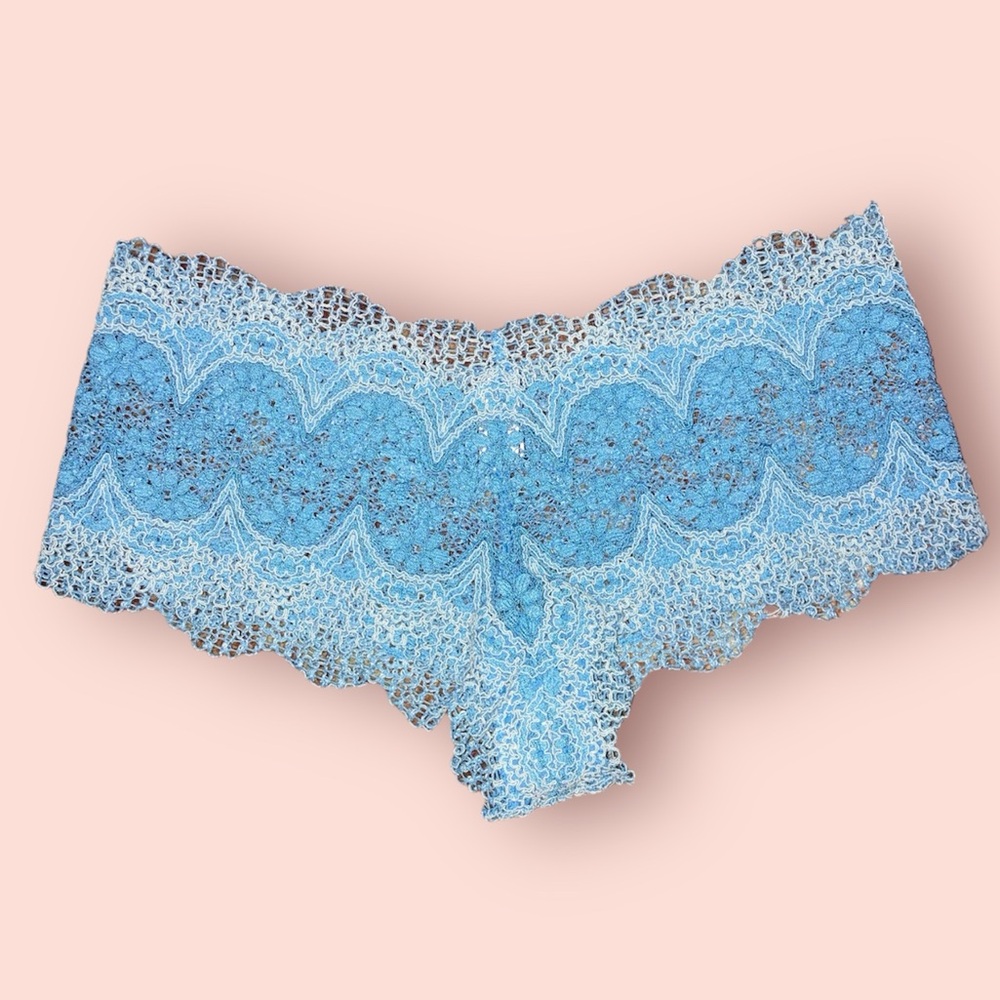 Blue Floral Shortie Panty